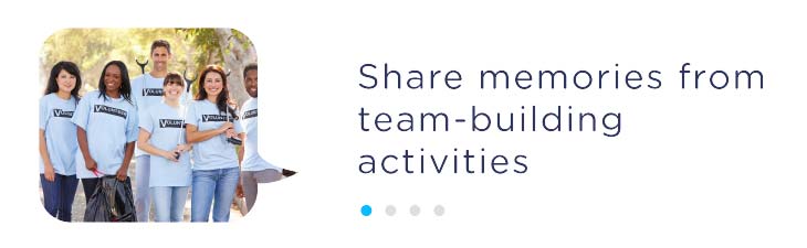 Share Memories from Team Building Activities